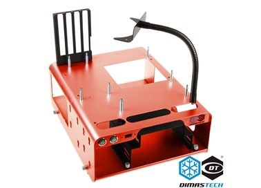 DimasTech® Bench/Test Table Nano Spicy Red